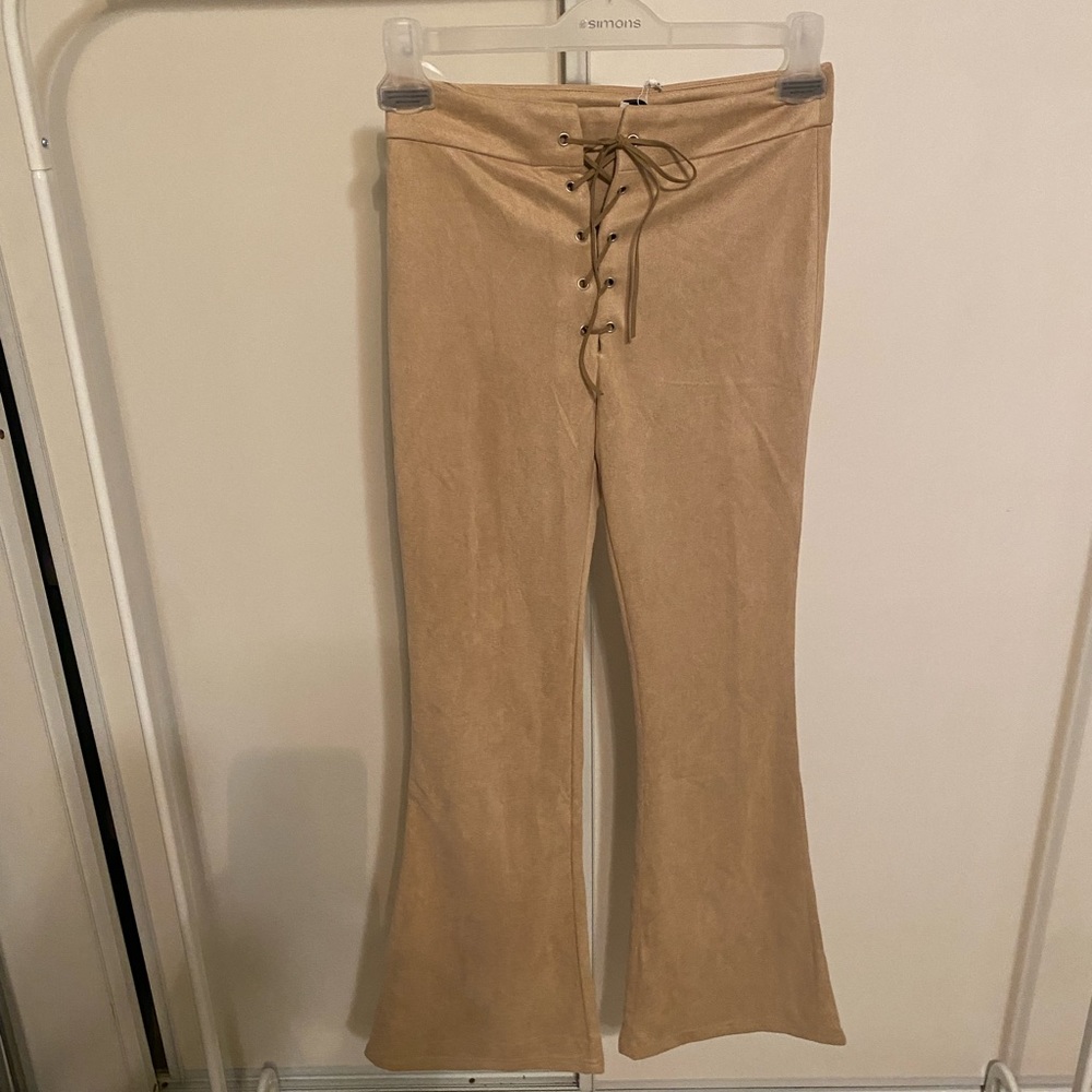 NWT Princess Polly Suede Flare Pant